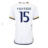 Zenski Nogometni Dres Real Madrid Federico Valverde #15 Domaci 2023-24 Kratak Rukav